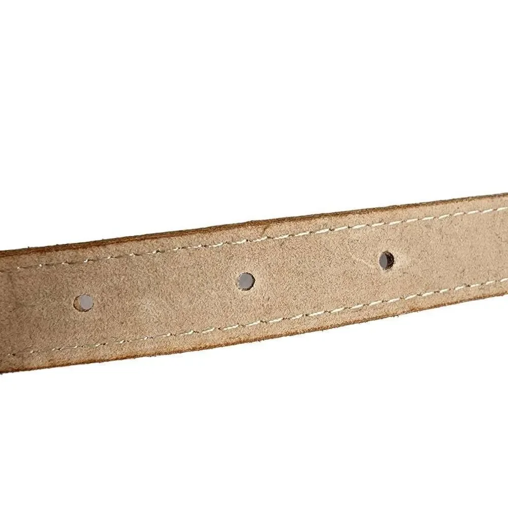 Morgan Taylor- Women’s Faux Leather Western Big Buckle, Size Medium